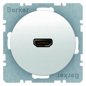 3315422089 BMO HDMI, R.1, цвет: полярная белезна Berker фото