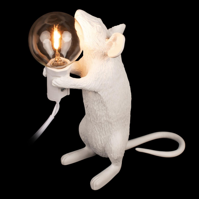 Интерьерная настольная лампа Mouse 10313 White Loft It фото