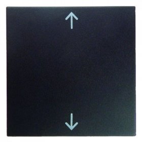 16201616 Перекидной выключатель с оттиском Стрелки цвет: антрацит, матовый B.1/B.3/B.7 Glas Berker фото